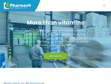 Tablet Screenshot of pharmavit.eu